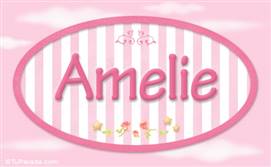 Amelie, nombre para niñas