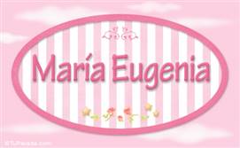 María Eugenia - Nombre decorativo