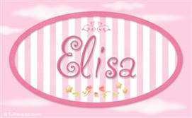 Elisa - Nombre decorativo