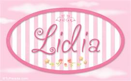 Lidia - Nombre decorativo
