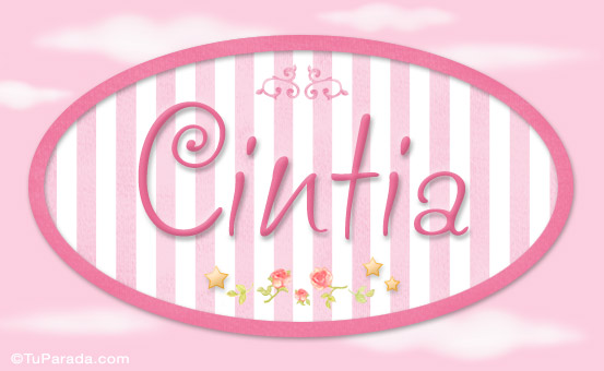 Nombre Cintia - Nombre decorativo, Imagen Significado de Cintia - Nombre decorativo