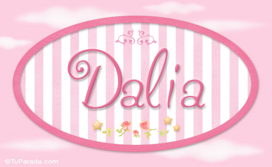 Dalia - Nombre decorativo