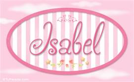 Isabel, nombre para niñas