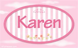 Karen, nombre para niñas