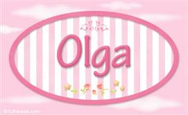 Olga, nombre para niñas