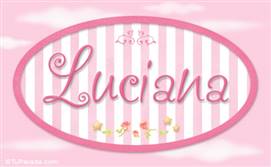 Luciana, nombre para niñas