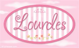 Lourdes, nombre para niñas