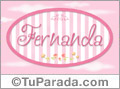 Fernanda, nombre para niñas