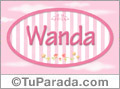 Wanda, nombre para niñas