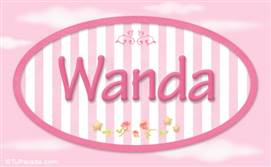Wanda, nombre para niñas