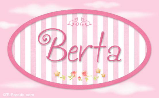 Berta, nombre para niñas