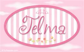 Telma, nombre para niñas