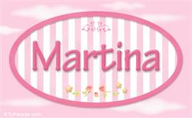 Martina, nombre para niñas