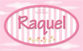 Raquel, nombre para niñas