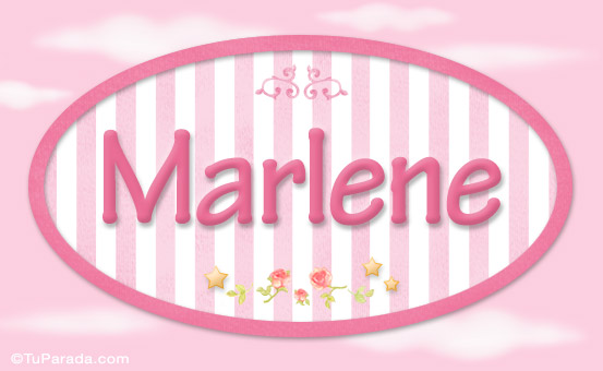 Marlene, nombre para niñas