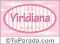 Viridiana, nombre para niñas