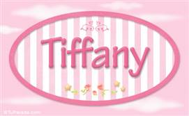 Tiffany, nombre para niñas
