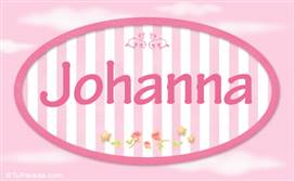 Johanna, nombre para niñas