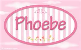 Phoebe, nombre para niñas