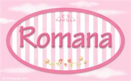 Romana, nombre para niñas