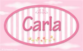 Carla, nombre para niñas