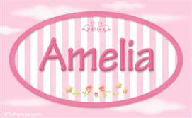 Amelia, nombre para niñas