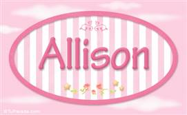 Allison, nombre de niña