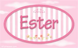 Ester, nombre de niña