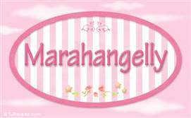 Marahangelly, nombre de niña