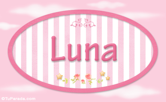 Luna, nombre de bebé de niña