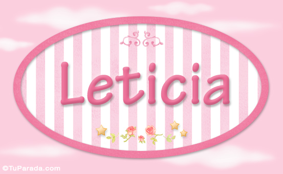 Nombre Leticia, nombre de bebé de niña, Imagen Significado de Leticia, nombre de bebé de niña