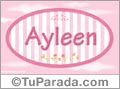 Ayleen, nombre de bebé de niña
