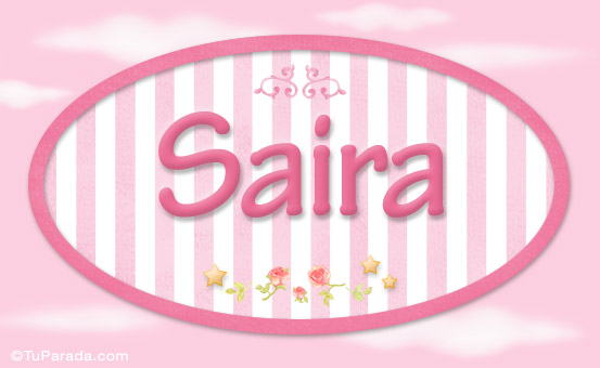 Saira, nombre de bebé de niña
