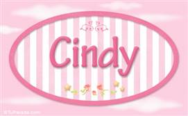Cindy, nombre de bebé de niña