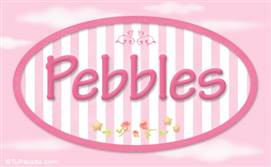 Pebbles, nombre de bebé de niña