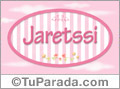 Jaretssi, nombre de bebé de niña