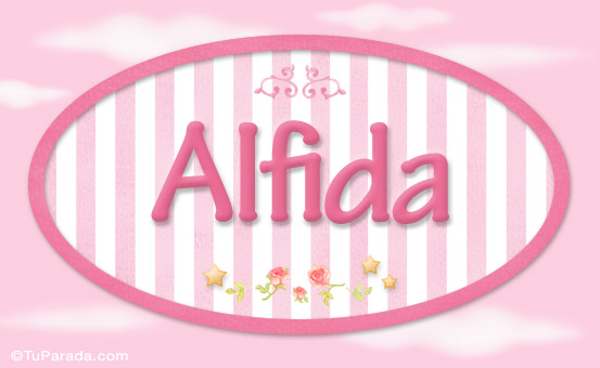 Nombre Alfida, nombre de bebé de niña, Imagen Significado de Alfida, nombre de bebé de niña