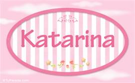 Katarina, nombre de bebé de niña