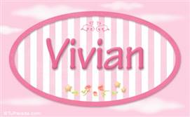 Vivian, nombre de bebé de niña