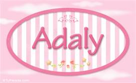 Adaly, nombre de bebé de niña