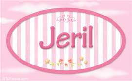 Jeril, nombre de bebé de niña