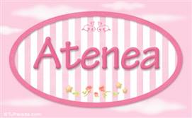 Atenea, nombre de bebé de niña