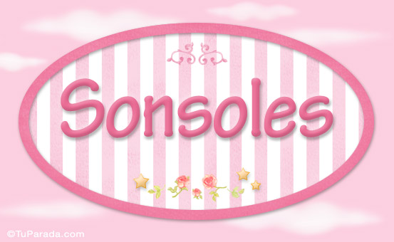 Nombre Sonsoles, nombre de bebé de niña, Imagen Significado de Sonsoles, nombre de bebé de niña