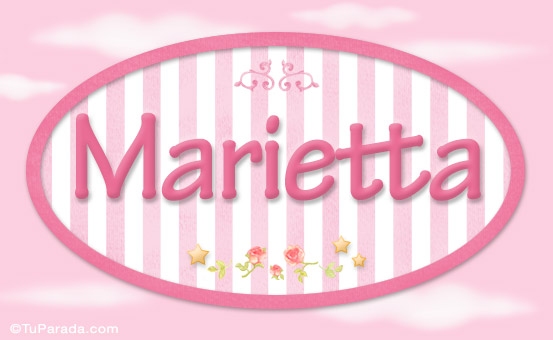 Nombre Marietta, nombre de bebé de niña, Imagen Significado de Marietta, nombre de bebé de niña