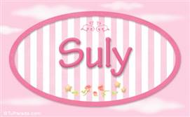 Suly, nombre de bebé de niña