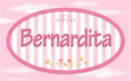 Bernardita, nombre de bebé de niña