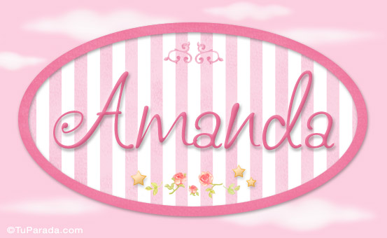 Amanda, nombre de bebé de niña