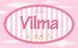 Vilma, nombre de bebé de niña