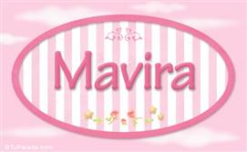 Mavira, nombre de bebé de niña