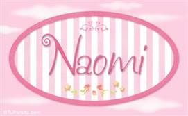 Naomi, nombre de bebé de niña